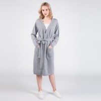 Aurora-100% Royal Cashmere Ladies Fashion Knitted Extra Warm Heavy Weight Leisure Robe