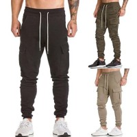 Men Sweatpants Cargo Work Trousers Jogger Sportwear Jogging Pants