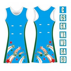 Sport Wear Sublimation Netball Dress Clothes Jersey图1