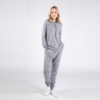 Aurora-100% Royal Cashmere Most Popular Classic Styles Hoodie Sweater & Ladies Leisure Cashmere Pant