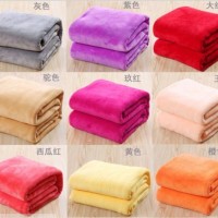 Coral Flannel Blanket  Travelling Blanket  Spring/Autumn Blanket