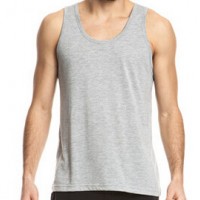 Heather Gray Bamboo Men't Tank Tops