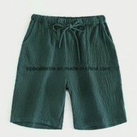 Cotton Crinkle Muslin Pants Shorts for Men