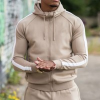 Men's Fleece Jacket and Joggers Pants Sweat Hoodie Tracksuit