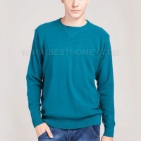 Machine Washable Cashmere Sweater for Men Crew Neck Thickened Sweater Pullover Sweater