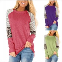 Fashion Summer Tee Shirt Long Sleeve Loose Women Tunic Tops 20 Color