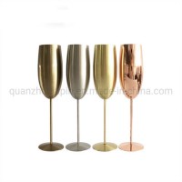 OEM Stainless Steel Classic Champagne Wine Goblet Cups