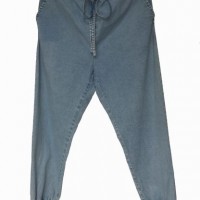 Denim Contracted Style Women Denim Casual Pants