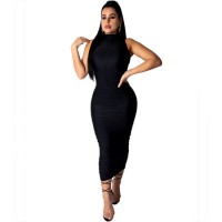 L36408 Over The Top Reflective MIDI Dress