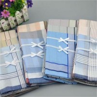 Wholesale High Quality 100%Cotton Mens Handkerchief