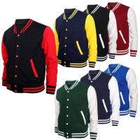 Wholesale Cheap Man Custom Blank Baseball Varsity Winter Jacket