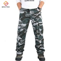 New Arrival Camouflage Trousers Casual Cotton Tactical Cargo Pants for Men