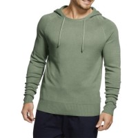 New Arrivel Fashion Plain Light Green Pullover Men Hoodie (ZS-6040)