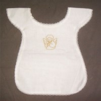 High Quality 100% Cotton Baby Christening Dress Christening Bib