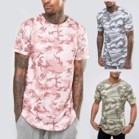 Fashion Cotton Custom Logo Men Wholesale Camo Sports Wear Fashion Clothes T Shirts