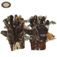 Clothing Green Anti Slip Camouflage Hunting Gloves for Sniper