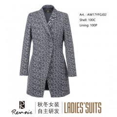 OEM 100c Peak Lapel Women's Overcoat图1