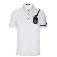 New Fashion Design Custom Cotton Men's Polo Shirt with Printing Logo