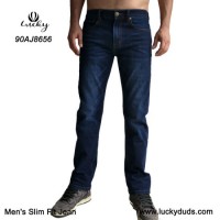 Cotton 98% Pants Jean Fashion Slim Fit Jean Blue Skinny