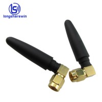 Free Sample 433MHz SMA Male Plug Connector Rubber 2dBi 10dBi Router GSM WiFi Antenna