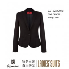 OEM Peak Lapel Women's Business Suit图1