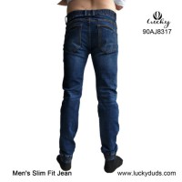 Washed Jean Elastic Waist Fashion Pants Denim Slim Fit Jeans