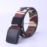 Tank Lines Camouflage Men Casual Waist Belt Nylon Fabric Belt