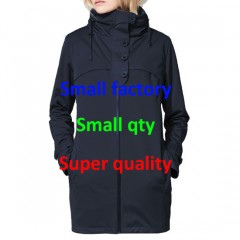 Ladies Long Seam Taped Waterproof Coat图1