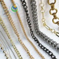 Stainless Steel Metal Aolly Handabg Link Chain with High Quality for Bag Accessories