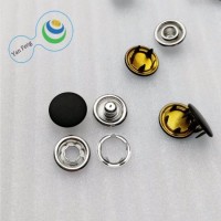 11.5mm 333# Metal Spray Oil Black Claw Beads Five Prong Snap Button