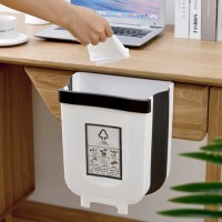 Plastic Foldable Dustbin Wall Mounted Trash Can Garbage Can Waste Bin