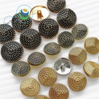 20mm Embossed Design The Glossy Alloy/Metal Sewing Button for Jeans/Clothing/Garment Accessories (YF