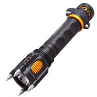 T6 Alarm Charging Vehicle Household Strong Light Flashlight