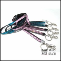 Acrylic Rhinestone Neck Lanyard Strap for Business ID Badge /Card