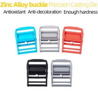 26mm Zinc Alloy Anti-Slip Buckle Press Buckle Binding Tight Belt Buckle Laser Logo Factory Direct