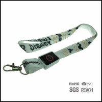 Personalised LED Flash Light-up Neck Strap Event Detachable Lanyard