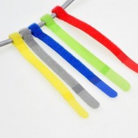 Colored Strap Wrap Wire Hook & Loop for Computer Wire