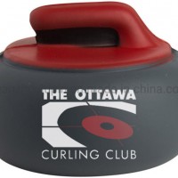 OEM PU Anti Stress Promotion Gift Curling Rock