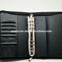 A5 Notebook Cover Filofax Diary with Loose-Leaf Binder Pen Loop