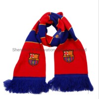 Custom 100% Acrylic Knitted Football Soccer Club Fans Scarf