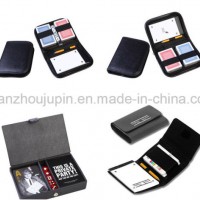 OEM Logo High Quality PU Zipper Poker Bag