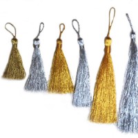 Fashion Trimming and High Quality Metallic Tassels