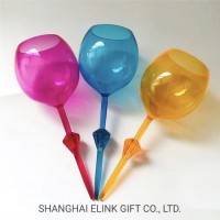 Customized Printing Colorful Water Floating Plastic Cup Wine Beer Cocktail Beverage Floating Drinkin