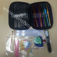 Aluminum Crochet Hook Set with PU Bag