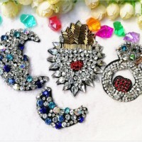 Sewing on Beading Crystal Applique Patch for Apparel DIY Decoration