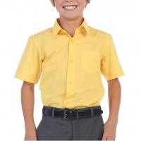 Custom Made Unisex Short Sleeve Shirt Manufacturer Wholesale School Uniform