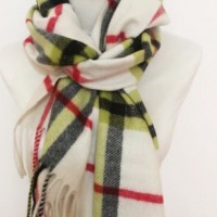 Cashmere Checked Scarf