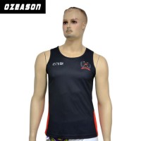 Manufacturer Supply 100% Polyester Unisex Sublimation Workout Tank Top (SL006)