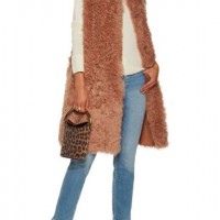 High Quality Women Fashion Customized Faux Fur Jackets Vest