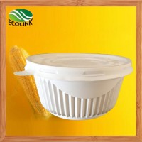 650ml Disposable Crockery Cornstarch Bowl